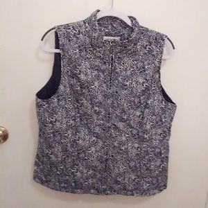 Christopher &  Banks quilted vest sz. L
